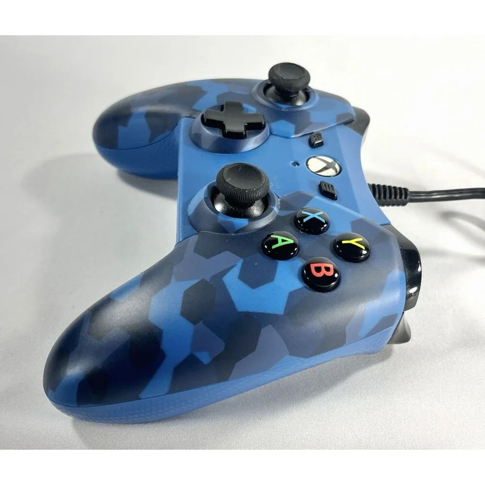 PowerA Xbox One Midnight Blue Camo 1503455-01 Wired Controller Tested